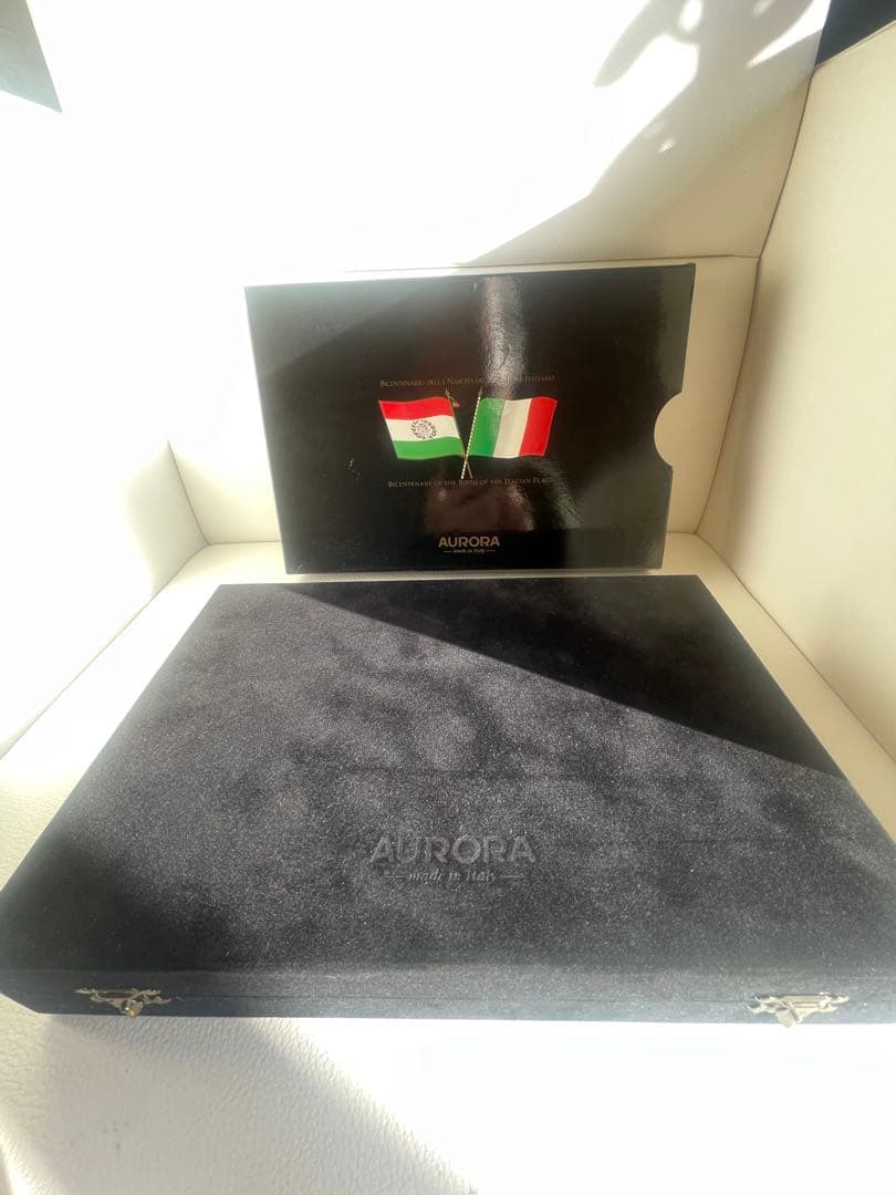 heyco　万年筆アウロラ　新品イタリアン・フラッグ緑白赤3本コンプリート