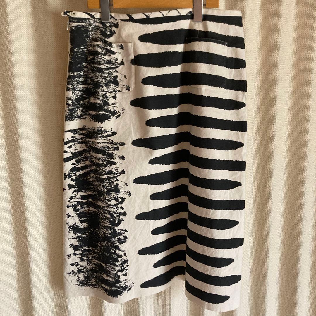 レア　how to live キャンバスプリントスカート