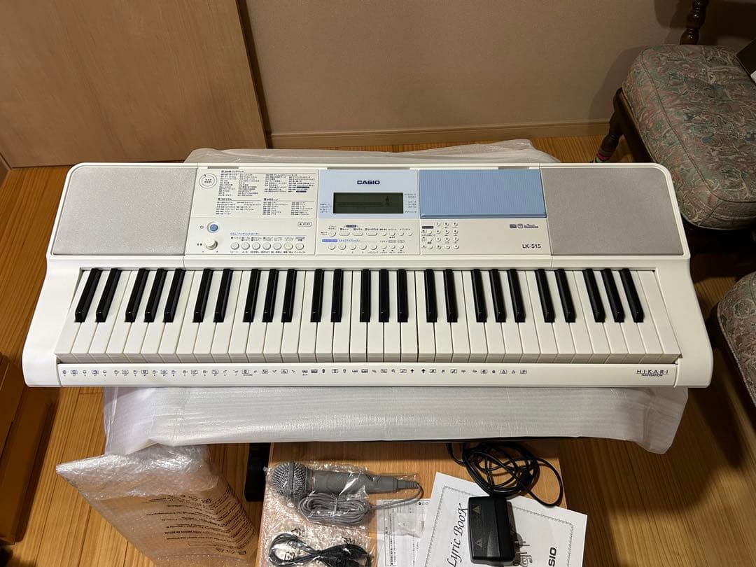 CASIO 光ナビゲーションキーボードLK515 Casiotone