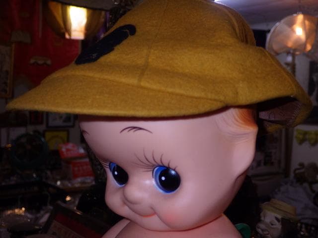 50’S★ΒΘΠ★スカル★キャップ★帽子★カレッジ★ワッペン★インテリア雑貨★