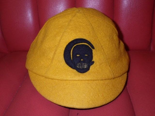 50’S★ΒΘΠ★スカル★キャップ★帽子★カレッジ★ワッペン★インテリア雑貨★