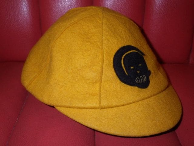 50’S★ΒΘΠ★スカル★キャップ★帽子★カレッジ★ワッペン★インテリア雑貨★
