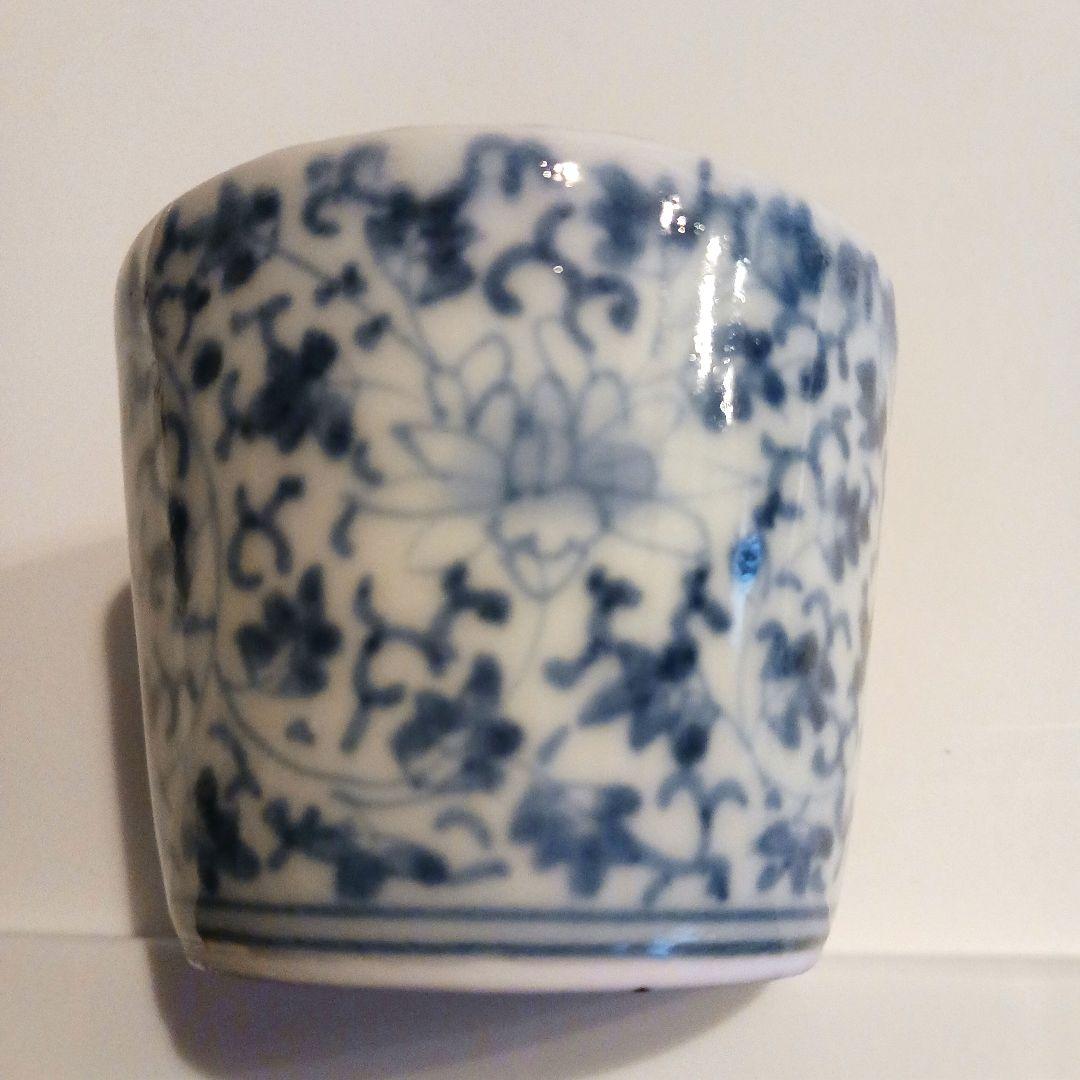 古伊万里　花唐草　江戸後期