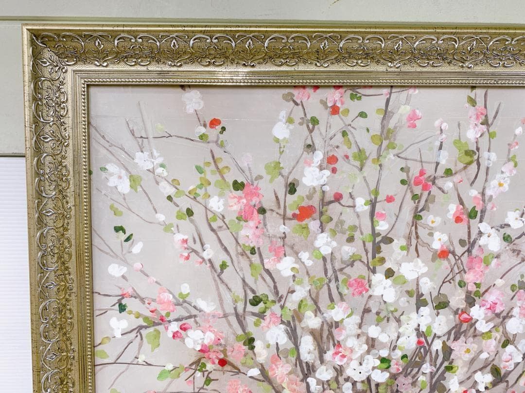 絵画 エイジア イェンセン ピーチ ブロッサム 花 壁飾り