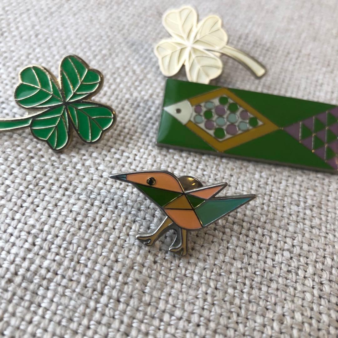 ミナペルホネン　ブローチ4点セット