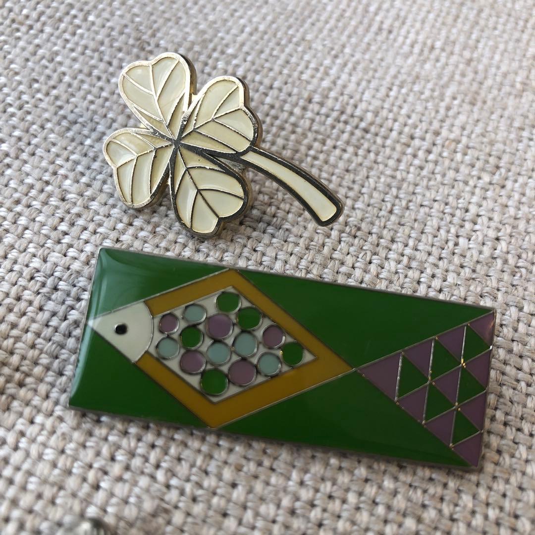 ミナペルホネン　ブローチ4点セット