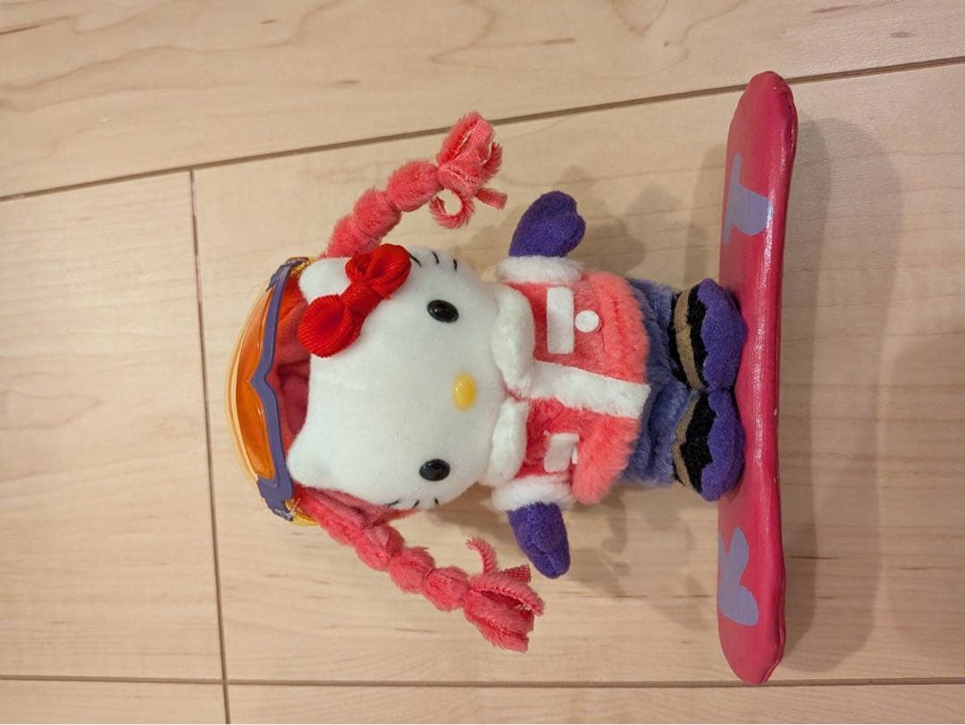 ハローキティ　スノーボード　マスコット2000年　希少　超レア！　ピンク