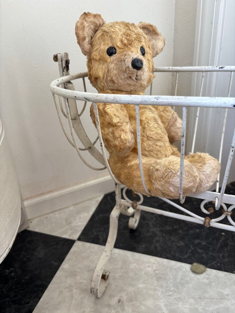 フランスアンティークドールベッド