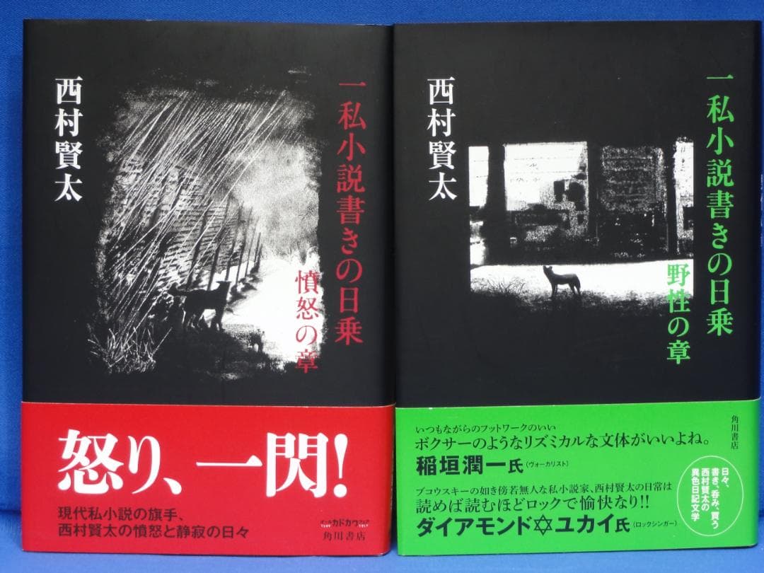西村賢太　一私小説書きの日乗　憤怒の章　野性の章　遥道の章　不屈の章　新起の章