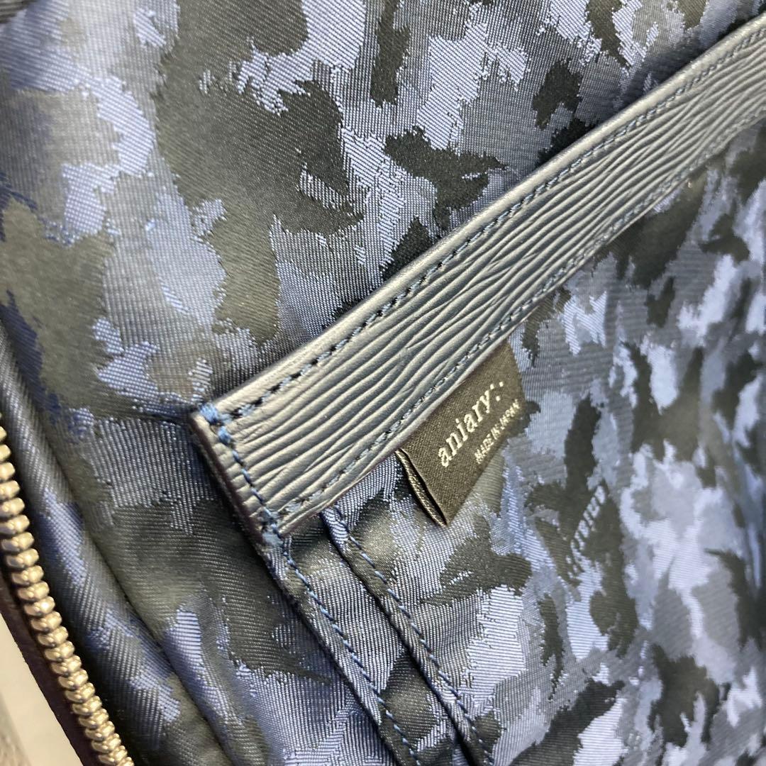 美品♡A4可♡aniary アニアリ ウェーブレザー 2way ビジネスバッグ