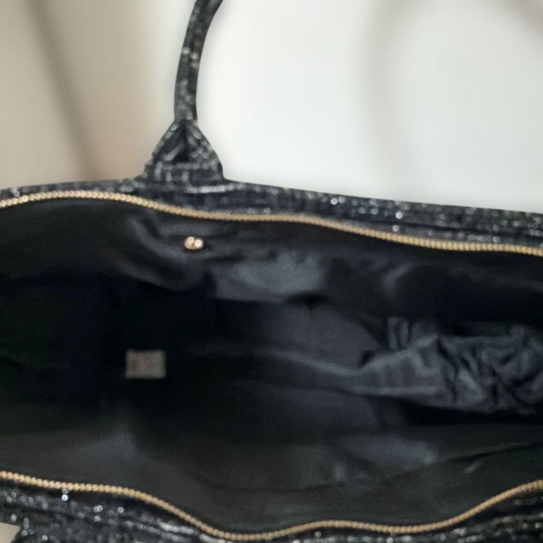 A3 ツイード痛バッグ　ブラック　黒　フクヤオンライン　痛バ