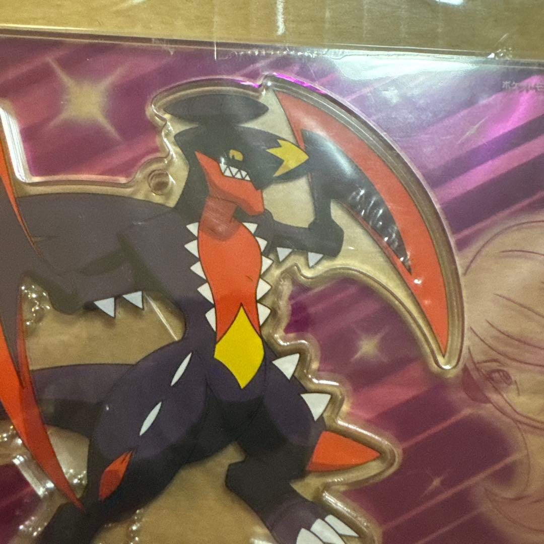 ポケモン ガリガリ君 アクリルスタンド シロナ メガガブリアス