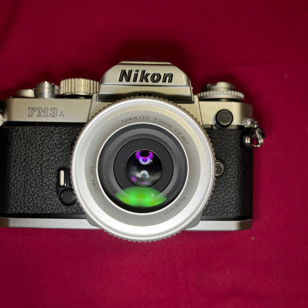 [おまけ付き]Nikon FM3A 一眼レフ + 45mmレンズ