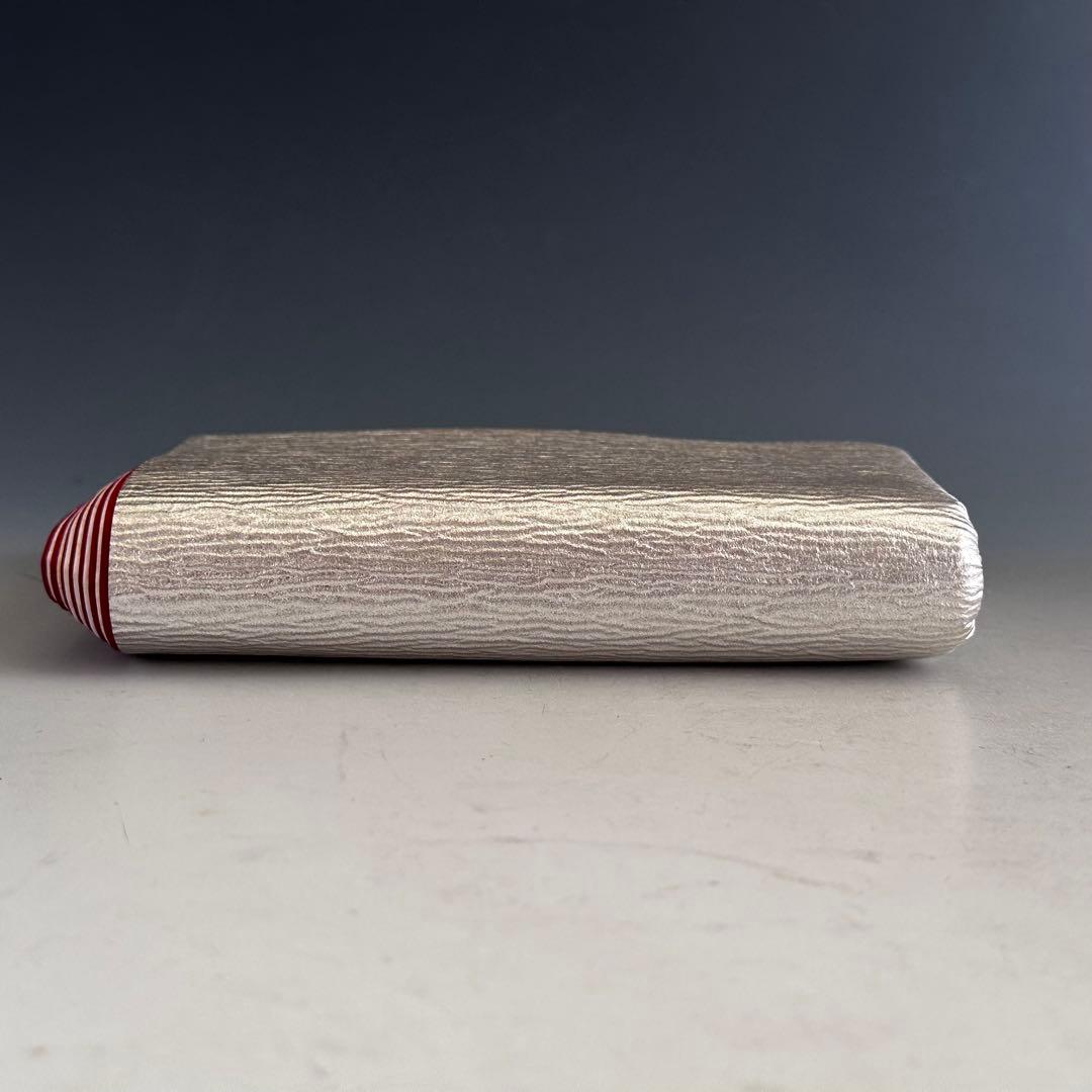 茶道具　檀紙　銀地　紙釜敷　奥村吉兵衛　共箱　床飾り　香合　表吉　京都　工芸