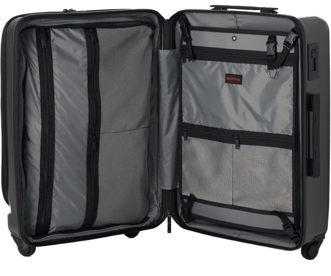 新品未開封ブリーフィングフロントオープンスーツケースH-60F SD スティール