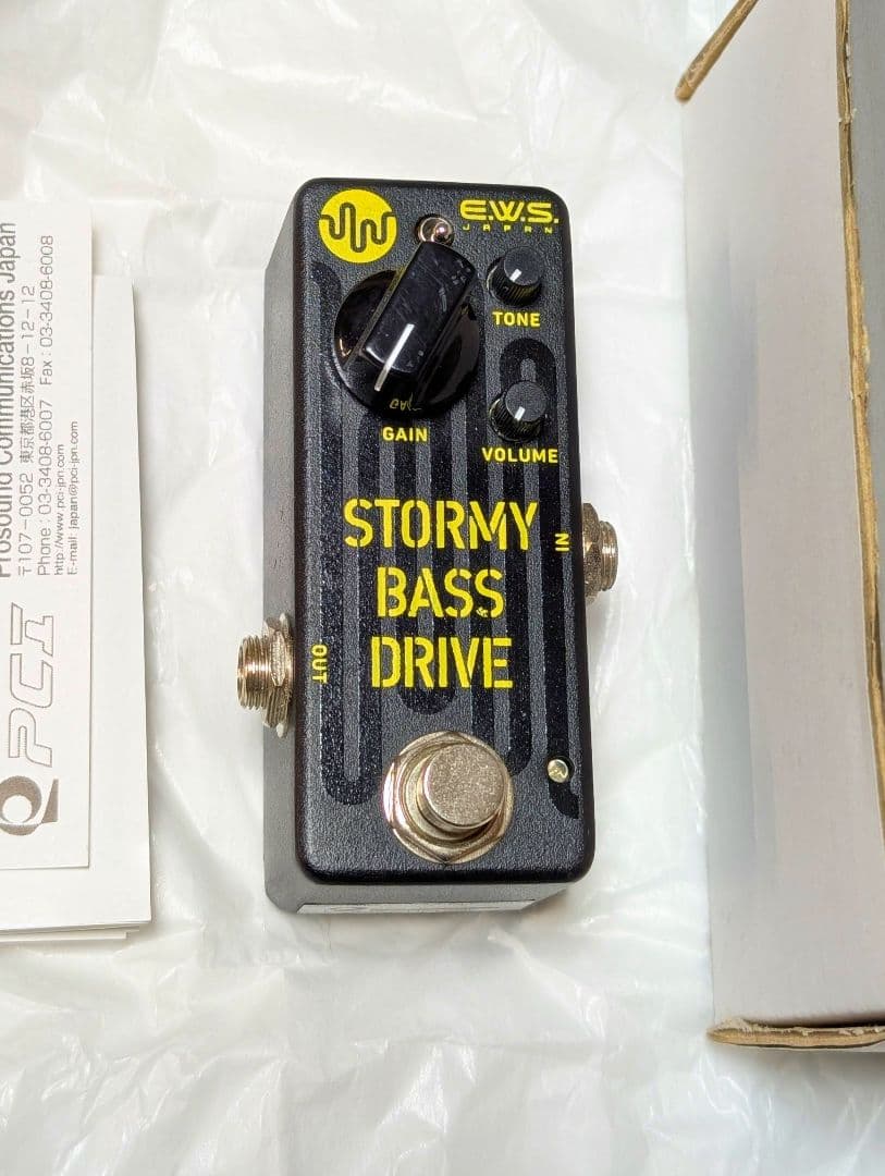 付属品完備 美品 E.W.S. / EWS STORMY BASS DRIVE