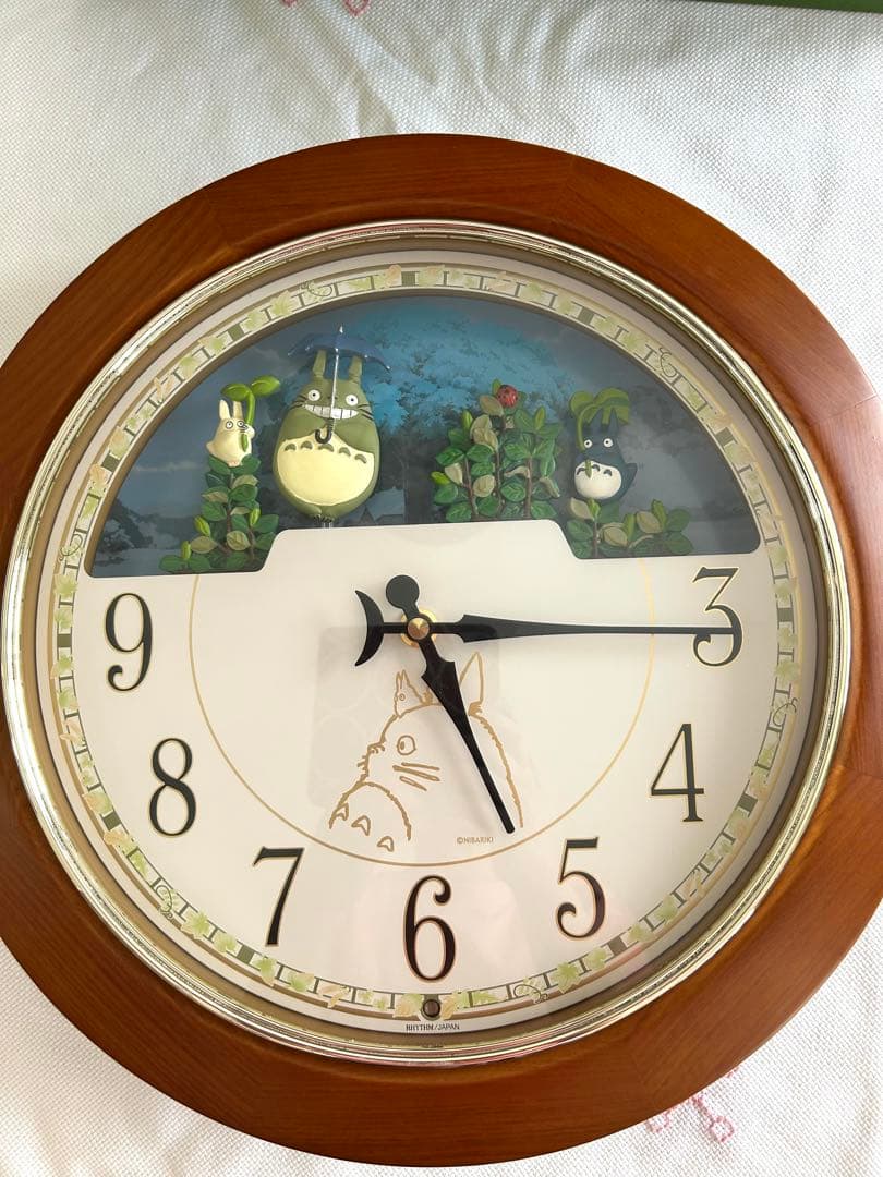 となりのトトロ　からくり掛け時計　ジャンク