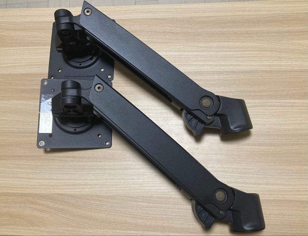 ERGOTRON エルゴトロン LX モニターアーム デュアル マットブラック