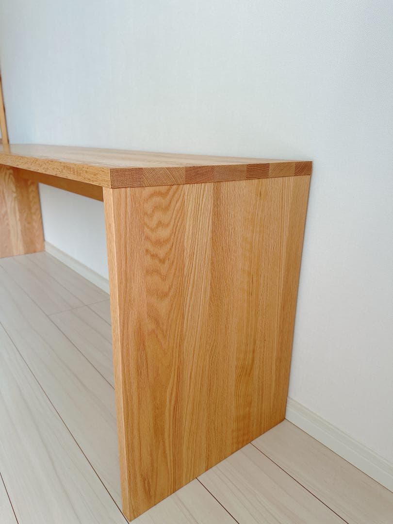 MUJI無垢材オーダーデスク 180cm