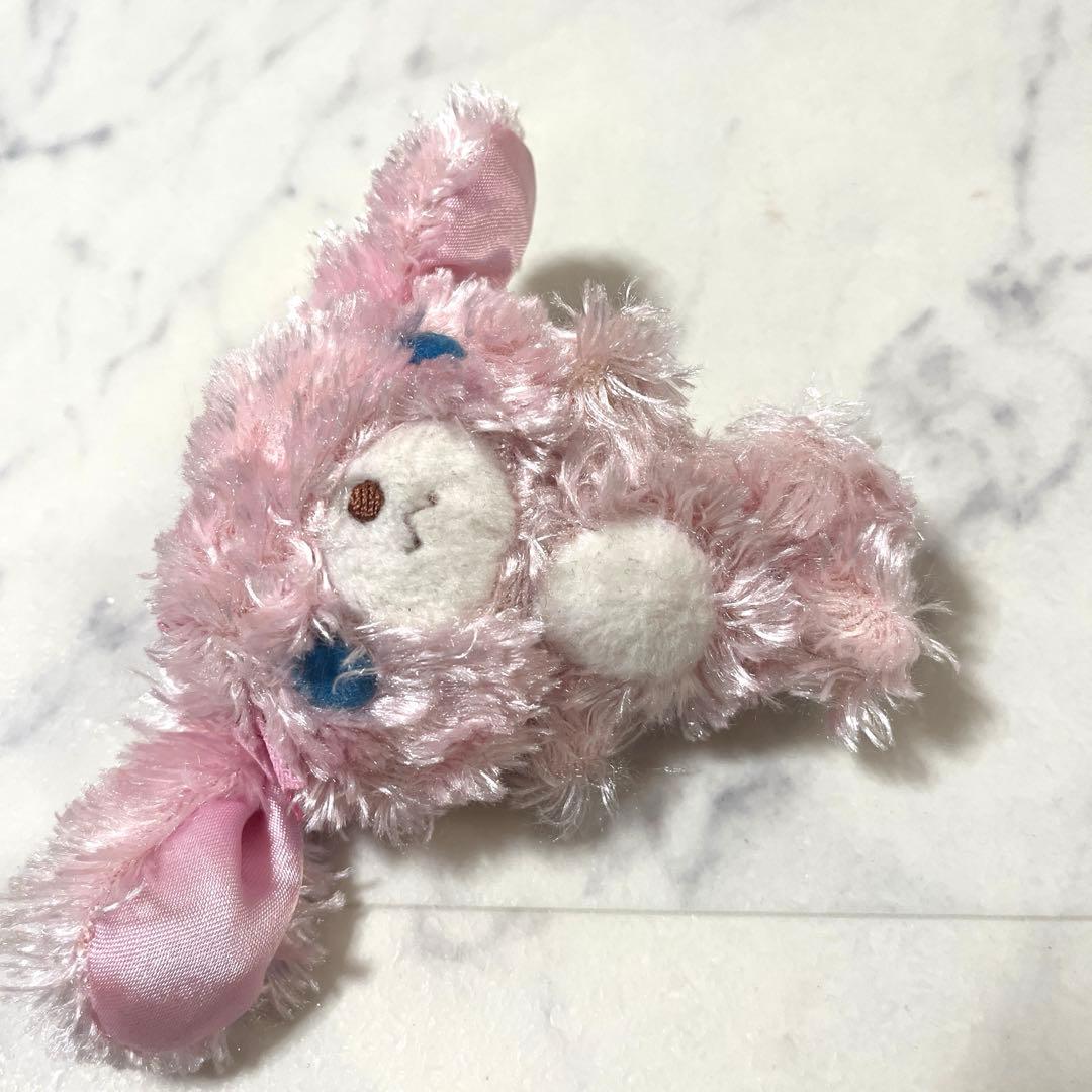 激レア！希少！サンリオ シュガーバニーズ ももうさ マスコット ふわふわ レトロ