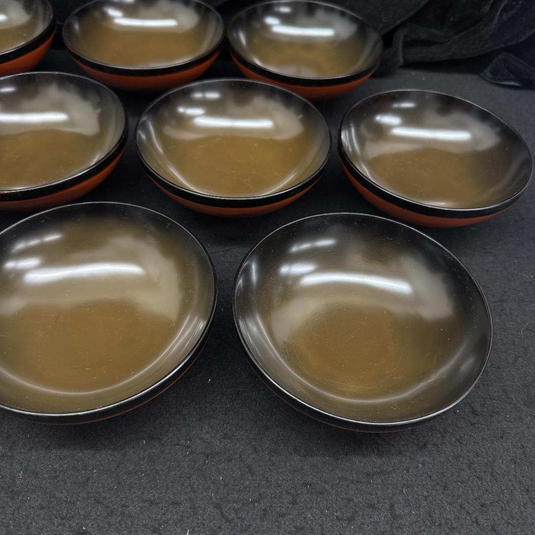 輪島塗　吸い物椀　10客(木箱付)