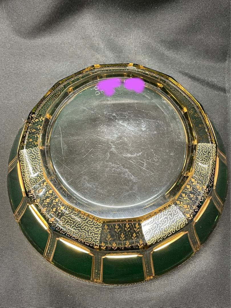 【USED】ヴェネツィアンガラス ? ベネチアンガラス ? ボウル　灰皿