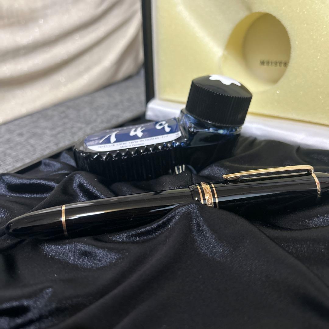 美品　モンブランMontblanc149 万年筆とインク瓶　マイスターシュテック