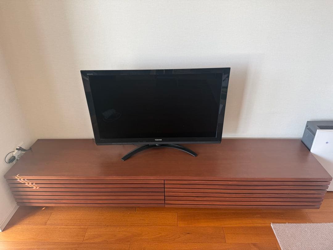 【ウォールナット材】テレビ台/テレビボード 210cm