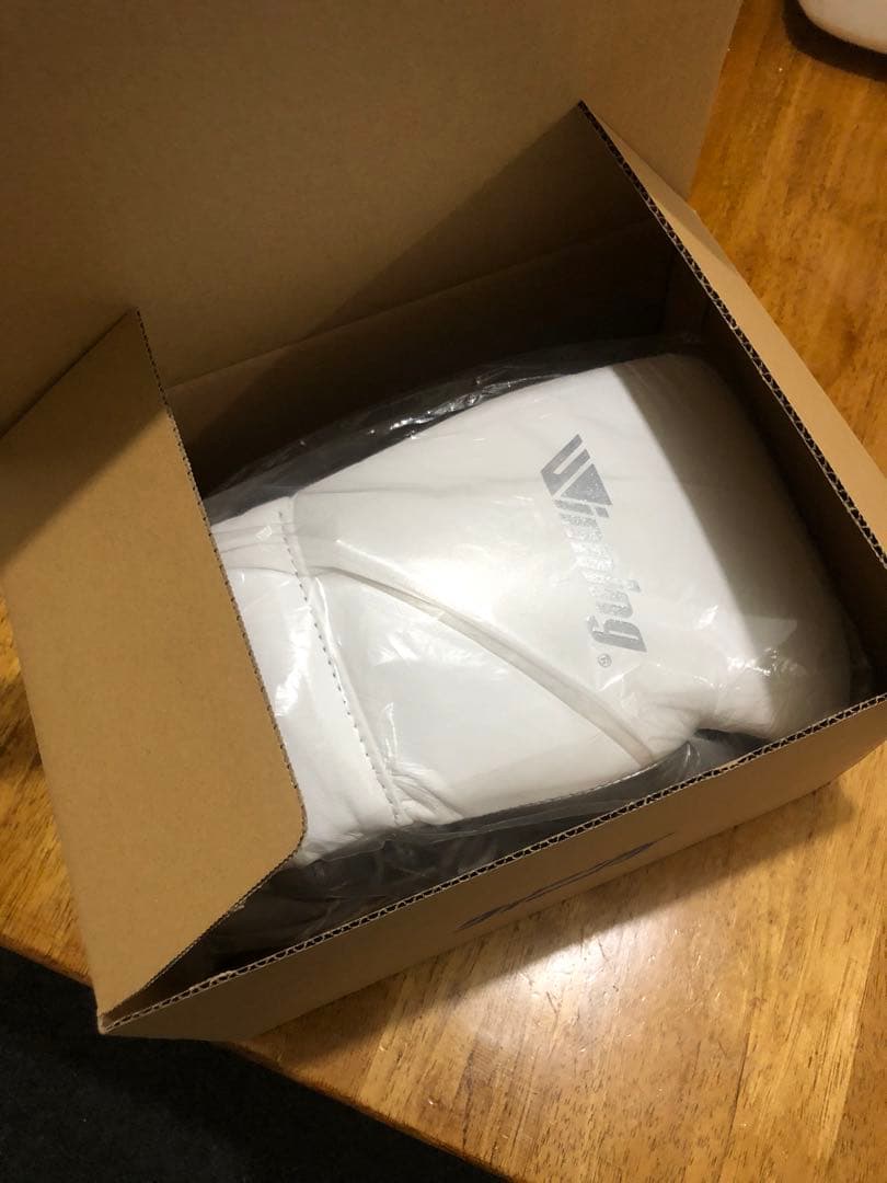 Winning ボクシンググローブ 16oz ホワイト/シルバー