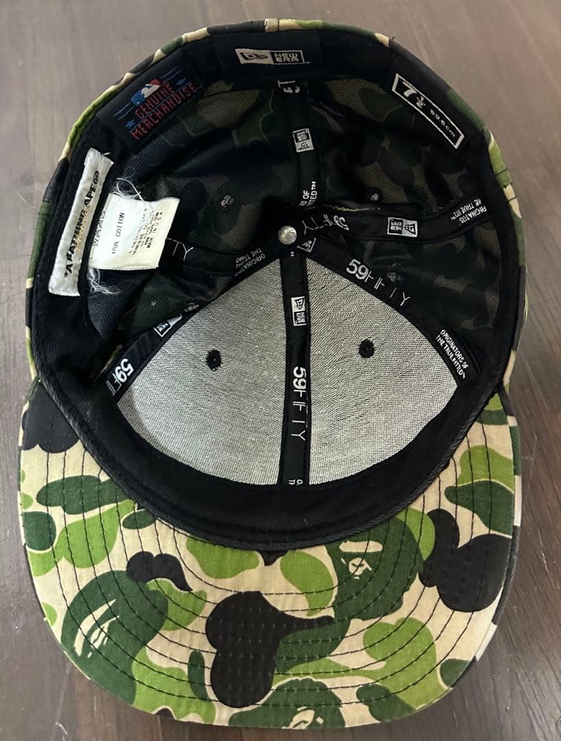 s*a様 アベイシングエイプ ニューエラ　キャップ　7 1/2