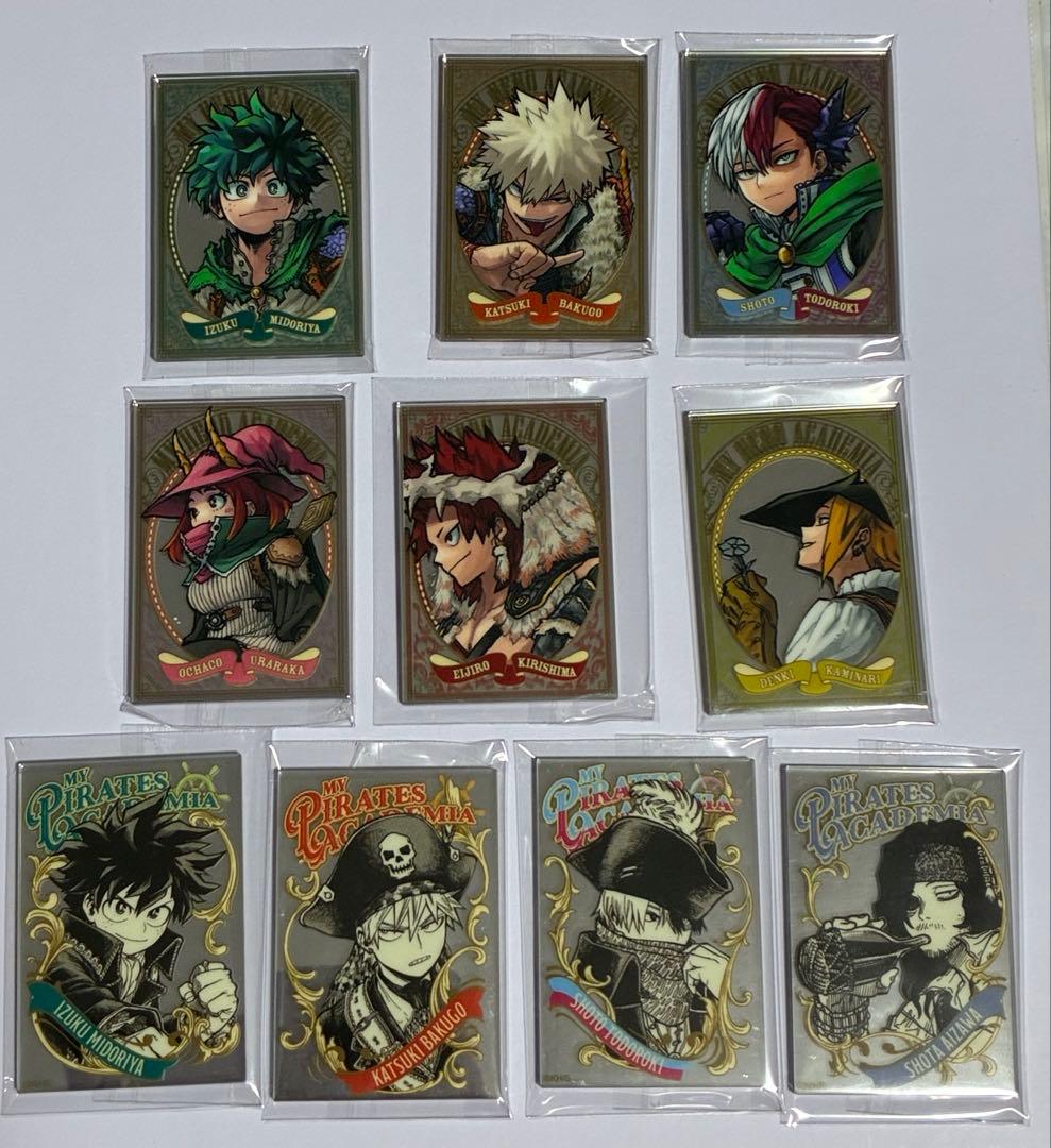 ヒロアカ　パブミラー風アクリルステッカーコレクション　ファンタジー　コンプセット