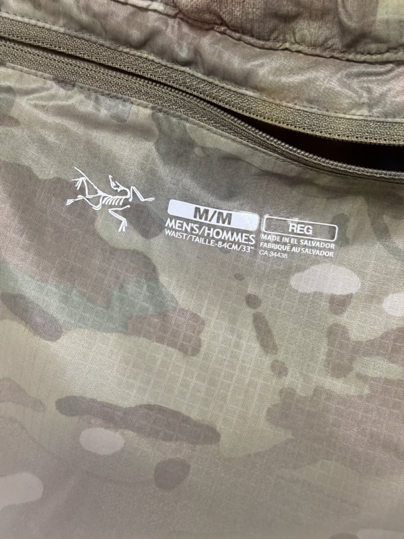 未使用 ARC'TERYX LEAF Wraith Pant マルチカムMサイズ