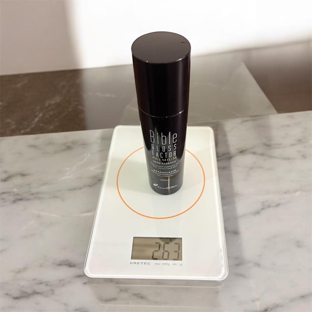 【３回使用】バイブル　グロスファクター　プレミアム　ハーブエッセンス　200ml