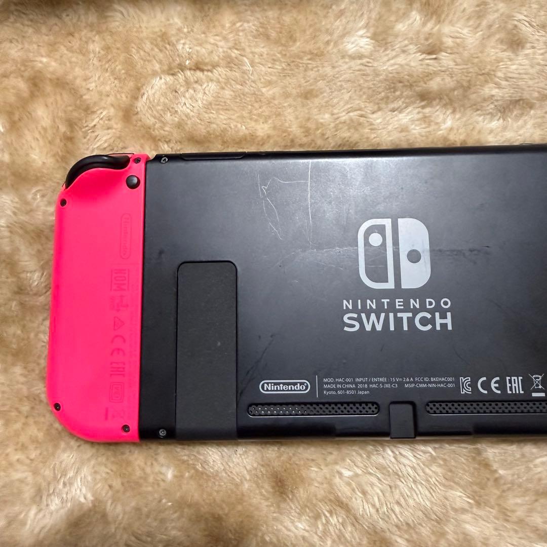 Nintendo Switch 本体 グリーンとピンクのジョイコン