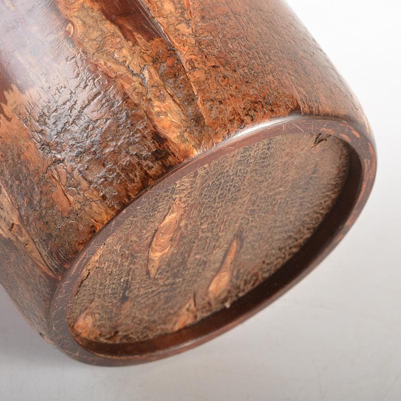 伝統工芸士　大橋忠作　桜皮　樺細工　棗　共箱　M R5673