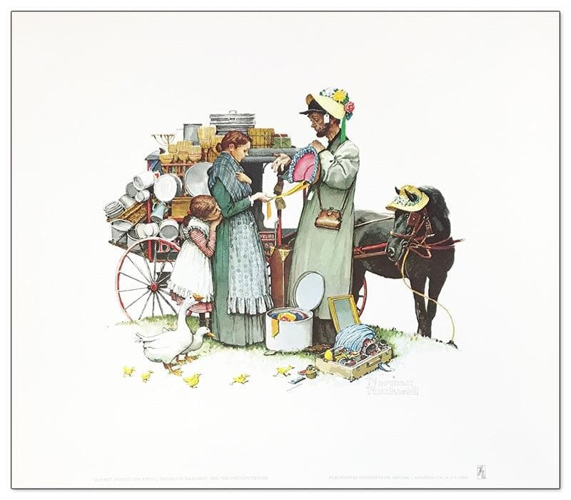 額装品/Traveling/ノーマン ロックウェル/インテリア/アート/ポスター