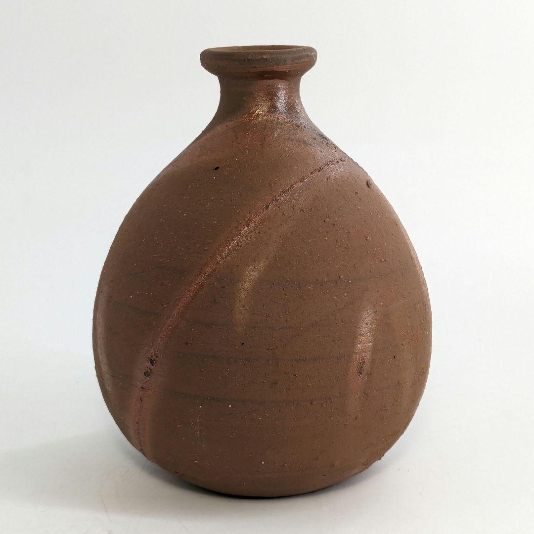 人間国宝 藤原雄 備前焼 緋襷徳利 合箱 とっくり 酒器 食器 工芸品 在銘