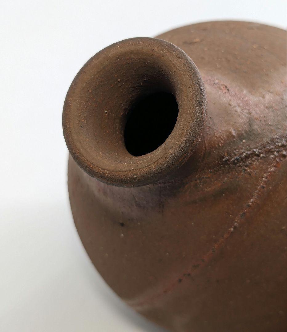 人間国宝 藤原雄 備前焼 緋襷徳利 合箱 とっくり 酒器 食器 工芸品 在銘