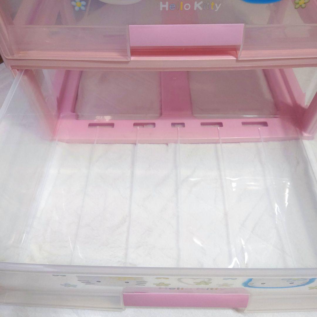 サンリオ ハローキティ 3段チェスト 収納ケース 衣装ケース カオハナ