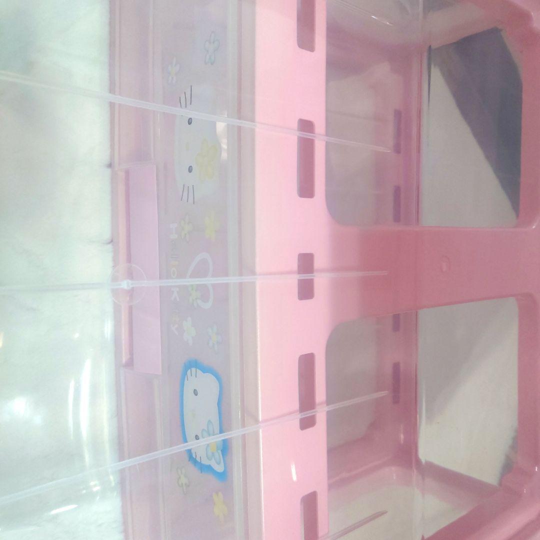 サンリオ ハローキティ 3段チェスト 収納ケース 衣装ケース カオハナ