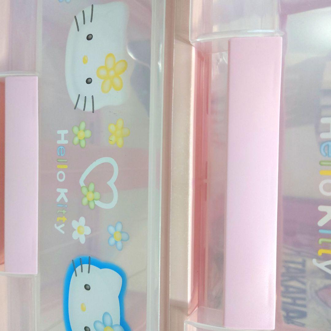 サンリオ ハローキティ 3段チェスト 収納ケース 衣装ケース カオハナ