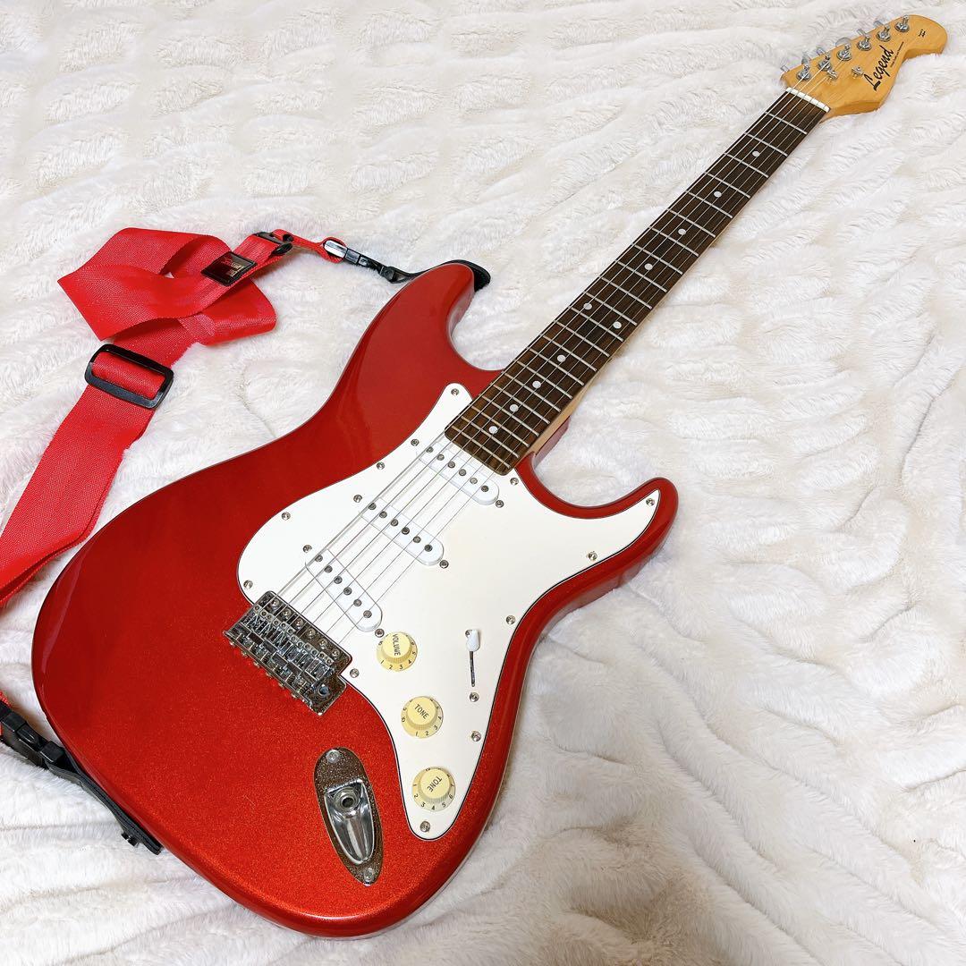 Legend レジェンド キャンディーアップルレッド ストラトタイプ