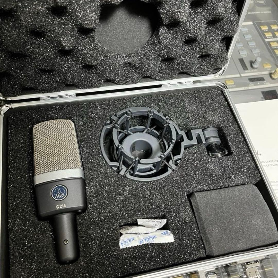 【美品】AKG C214 コンデンサーマイク