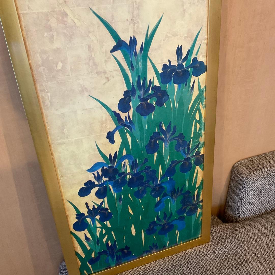 S*a様 尾形光琳 燕子花図屏風 アートフレーム　インテリア　99 メトロポリタ