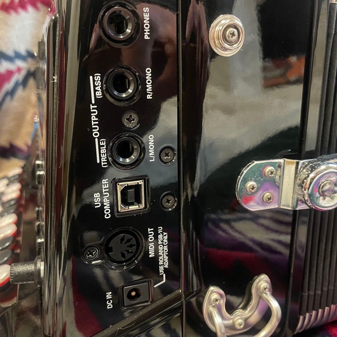 【美品】Roland FR-1xb ボタン式 電子アコーディオン　付属品付