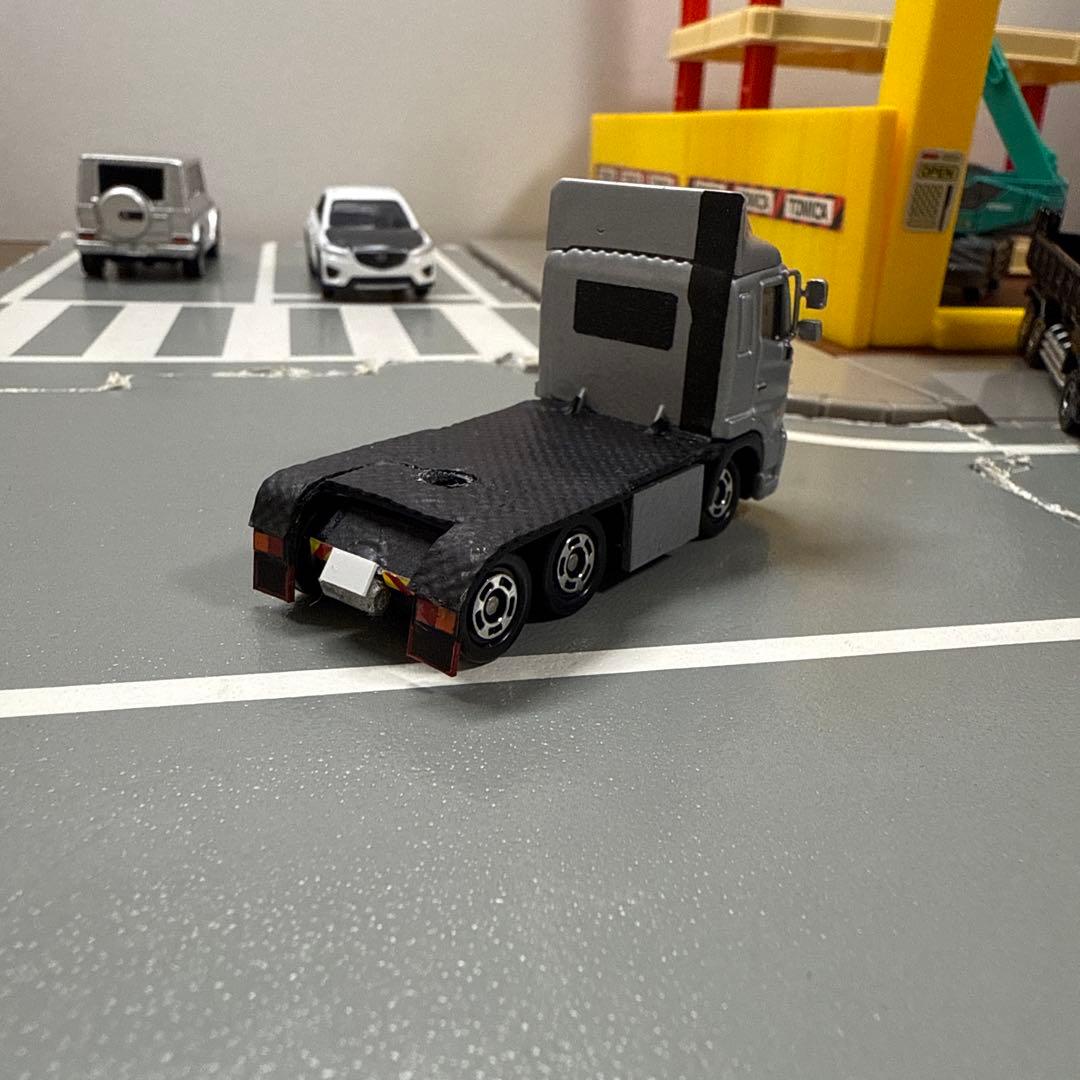 トミカ改造低床トレーラー