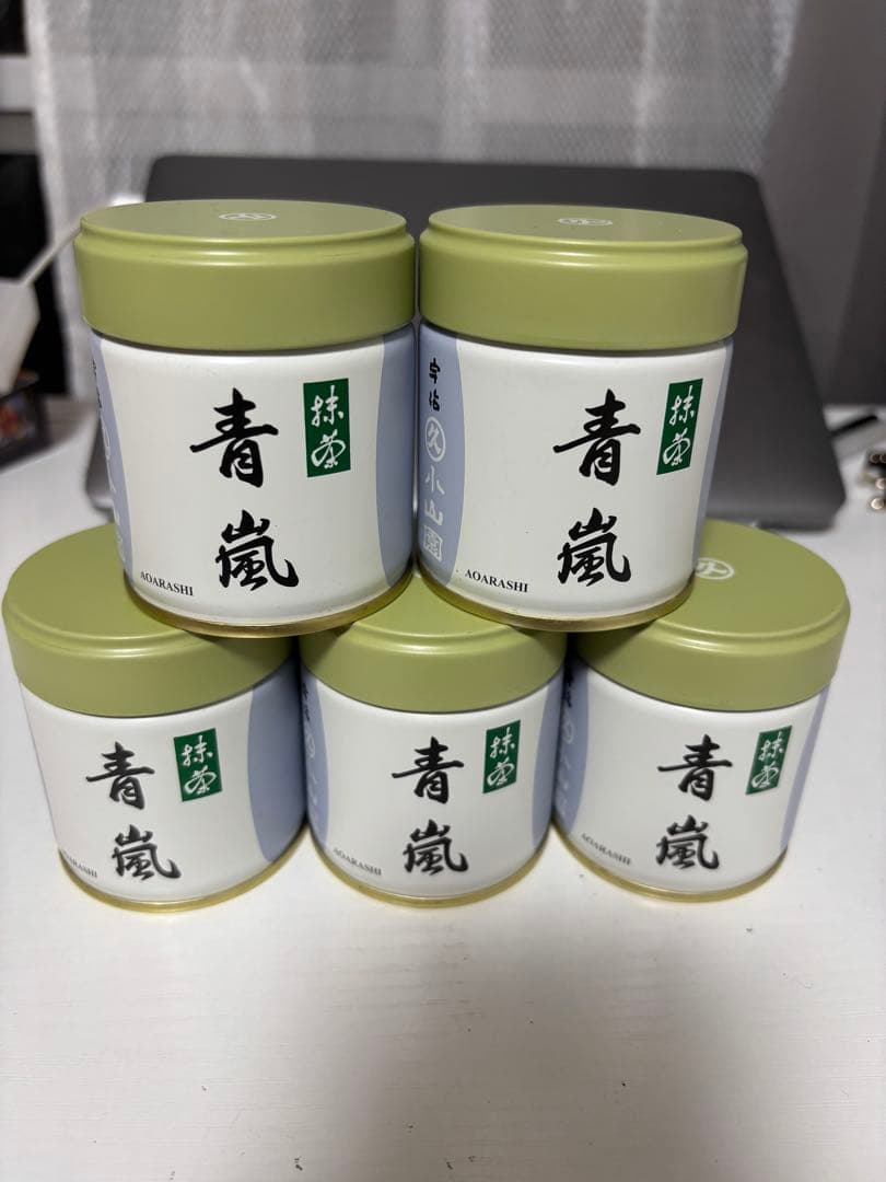 丸久小山園　青嵐 抹茶 40g5缶セット