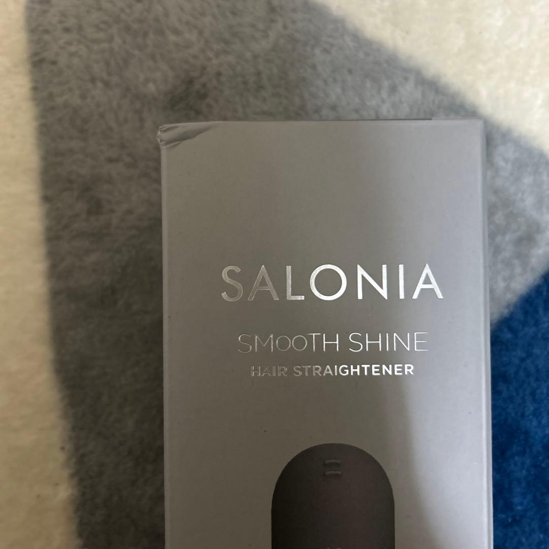 SALONIA スムースシャイン ストレート　グレー 24mm