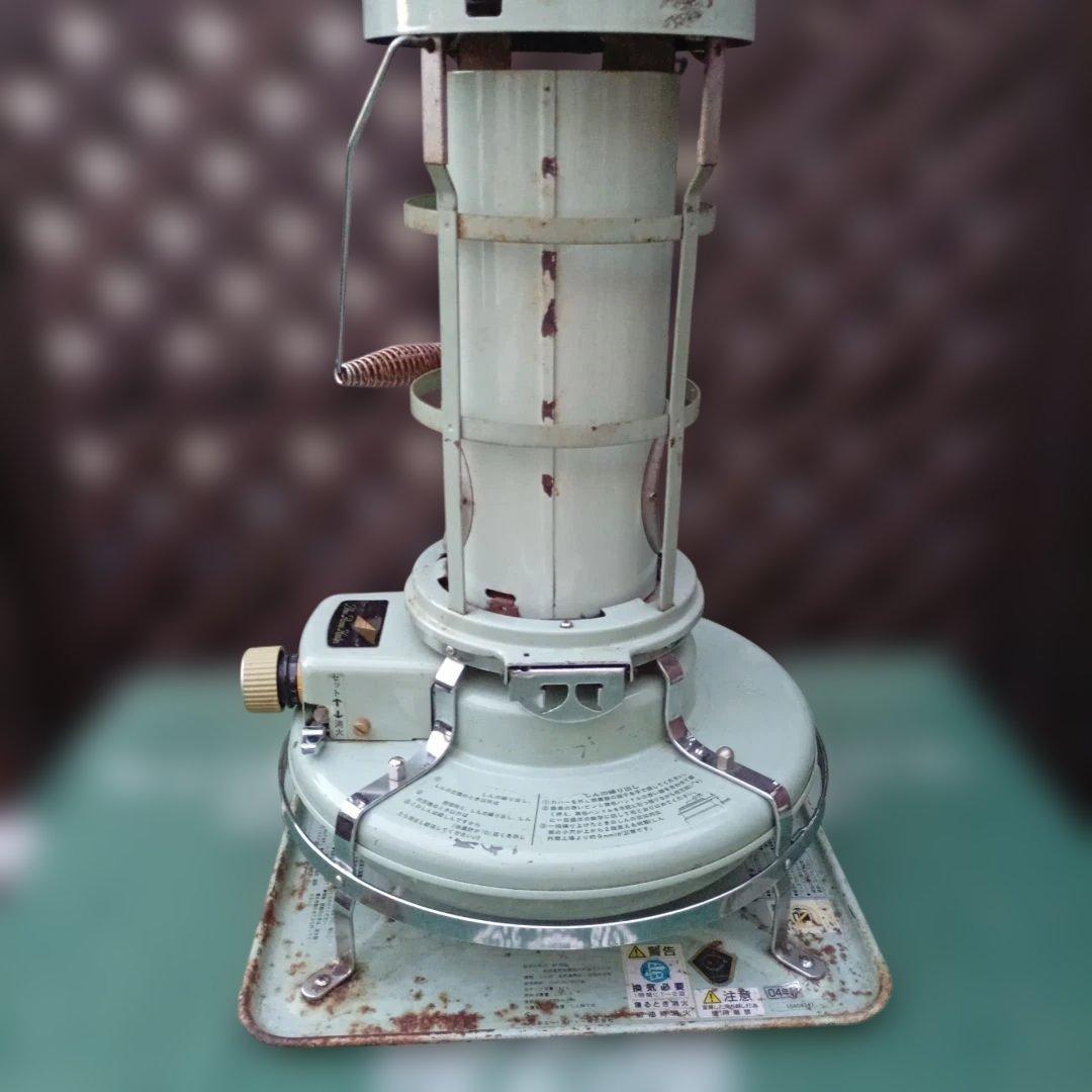 アラジンストーブ。メンテナンス済。取説付。グリーン