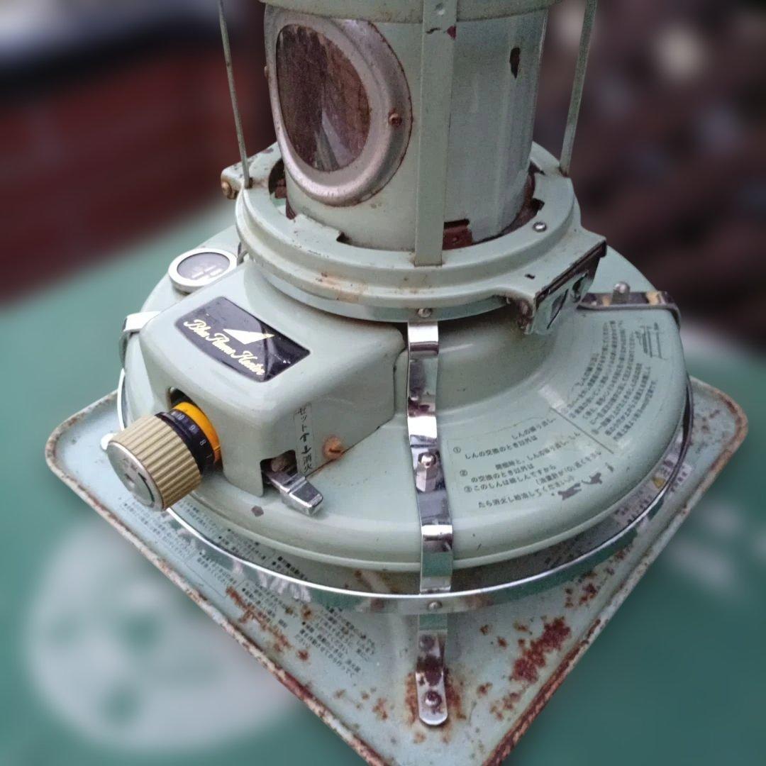 アラジンストーブ。メンテナンス済。取説付。グリーン